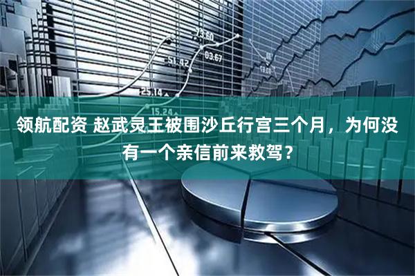 领航配资 赵武灵王被围沙丘行宫三个月，为何没有一个亲信前来救驾？