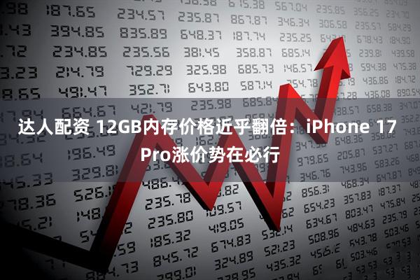 达人配资 12GB内存价格近乎翻倍：iPhone 17 Pro涨价势在必行